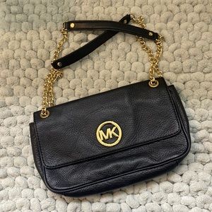 Michael Kors Black Chain Hand Bag Purse